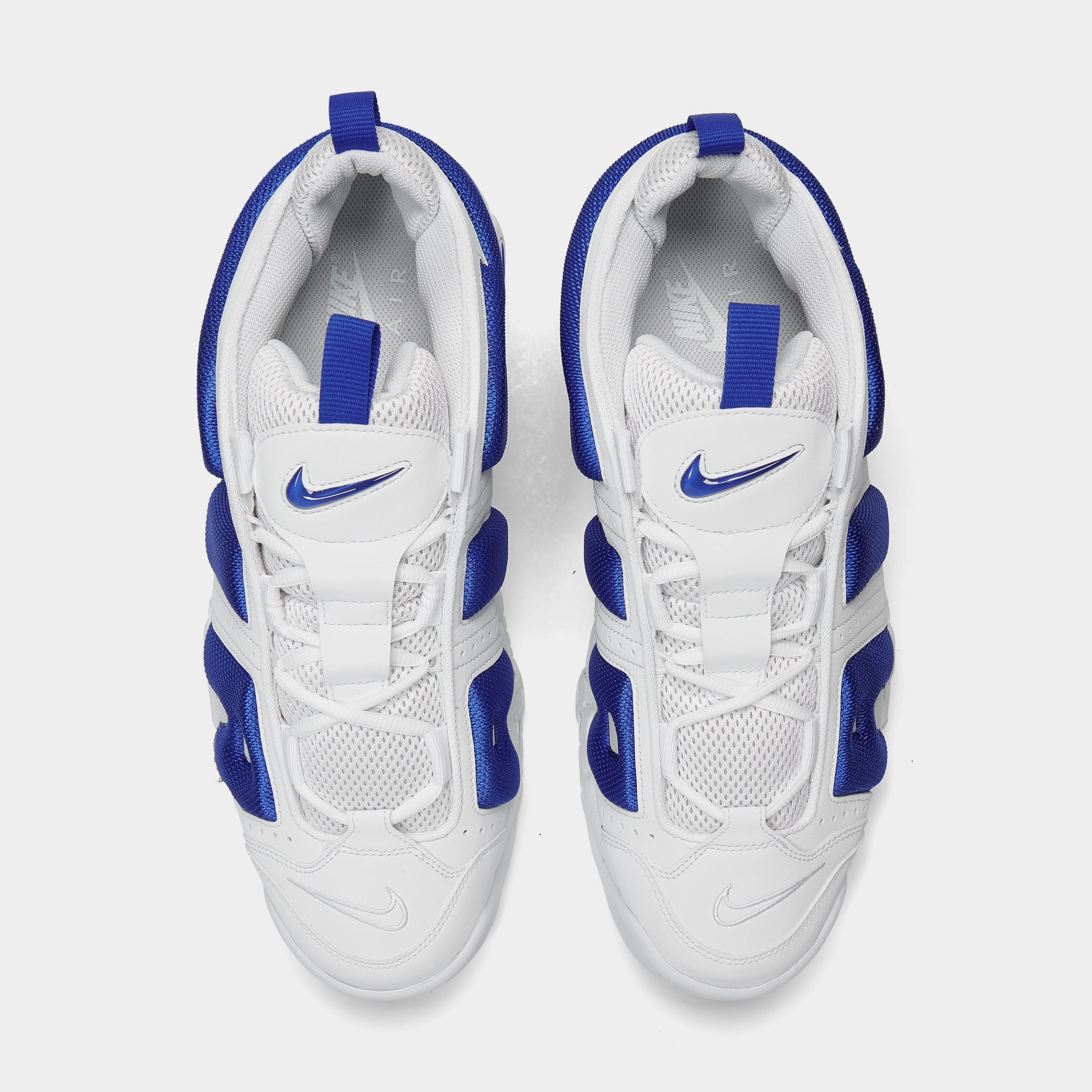 Nike Air More Uptempo Low White / Hyper Royal - Psychic Blue