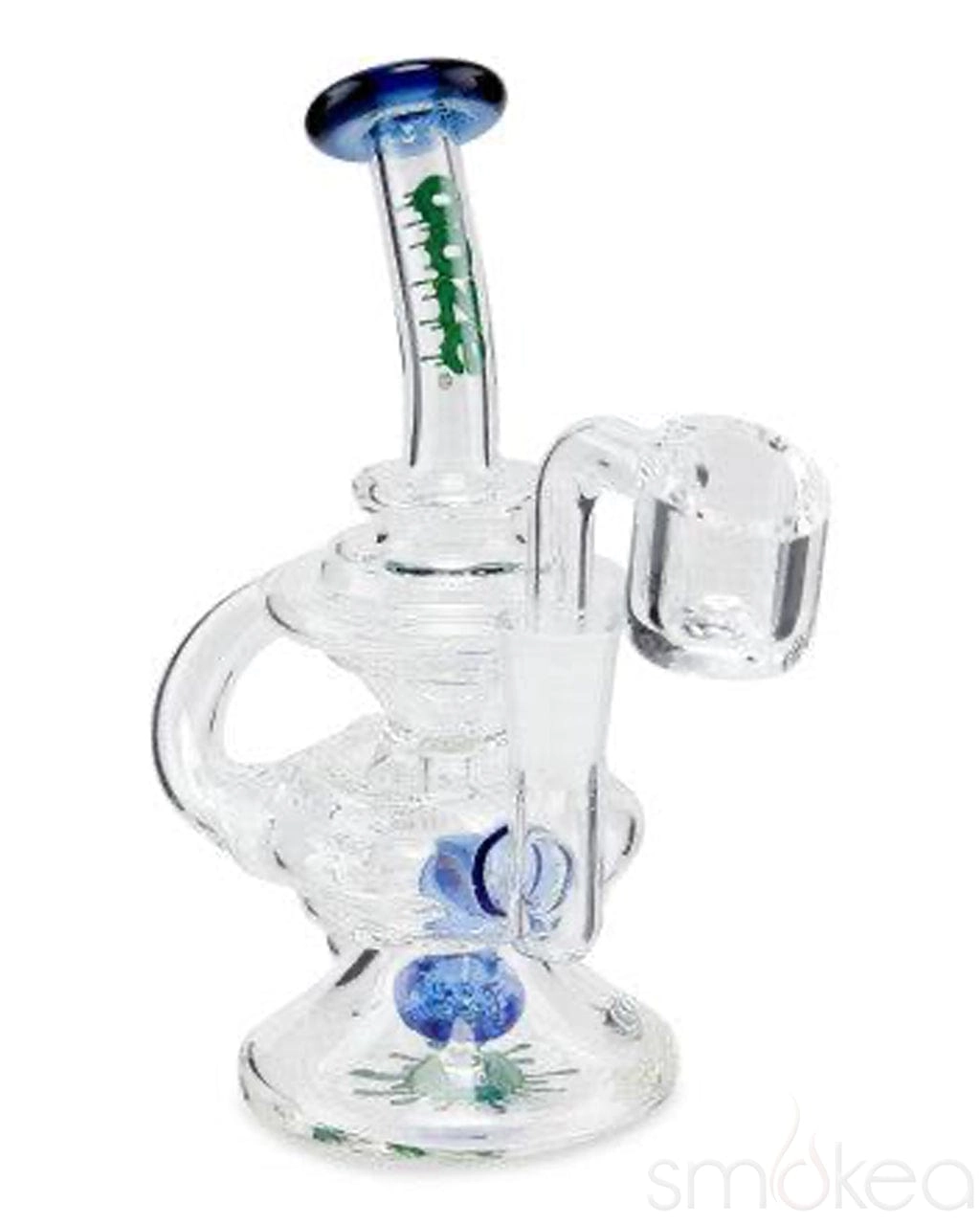 Ooze Rip Tide Mini Recycler Dab Rig