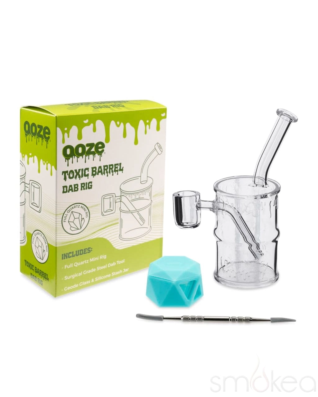 Ooze Toxic Barrel Quartz Mini Rig