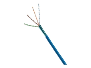 Panduit TX6 - Bulk cable - 1000 ft - 0.2 in - UTP - CAT 6 - IEEE 802.3af/IEEE 802.3at/IEEE 802.3bt - CMP - indoor, plenum, solid PUP6C04BU-WLPZ