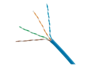Panduit TX6 - Bulk cable - 1000 ft - 0.2 in - UTP - CAT 6 - IEEE 802.3af/IEEE 802.3at/IEEE 802.3bt - CMP - indoor, plenum, solid PUP6C04WH-W
