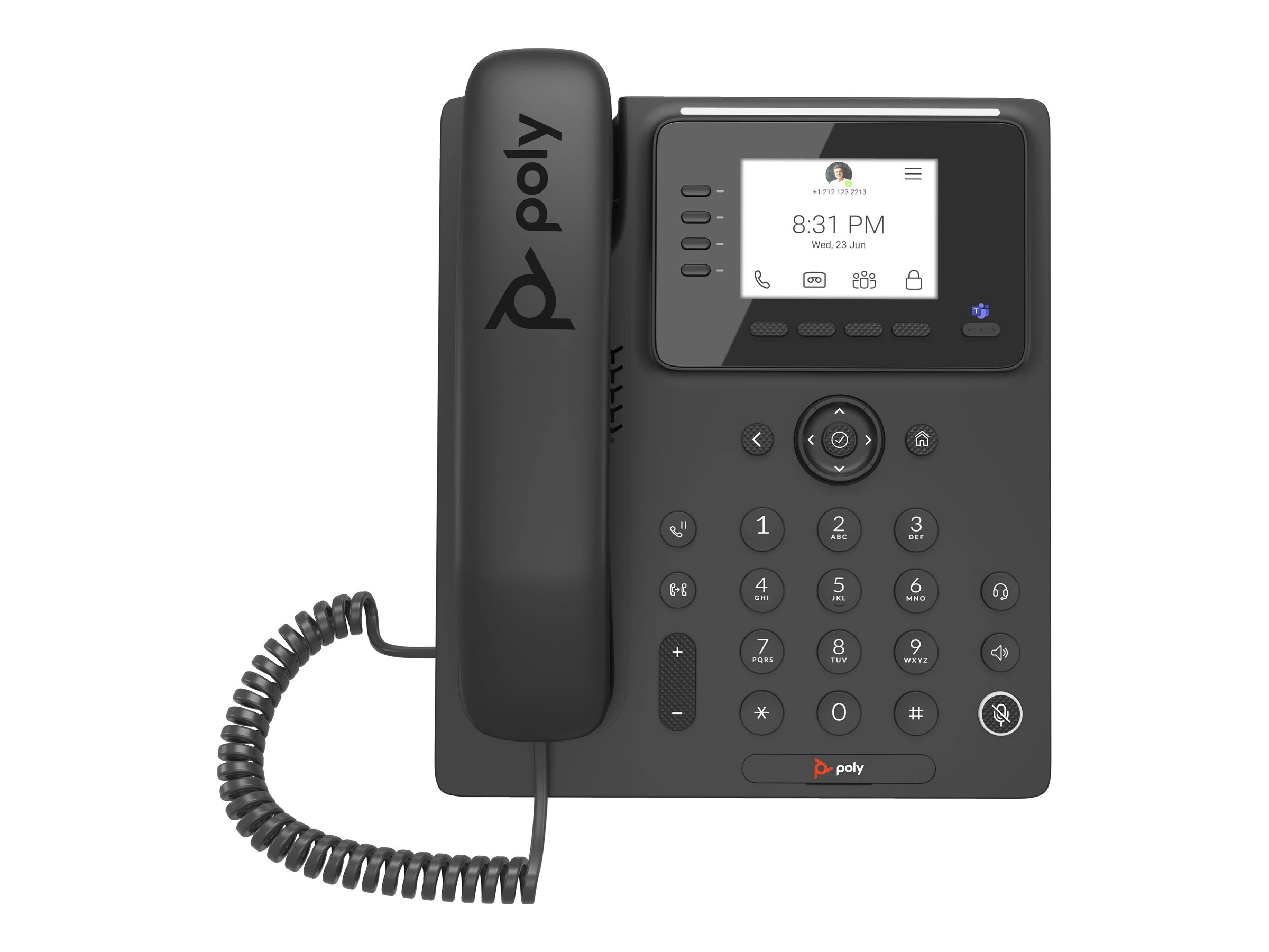 Poly CCX 350 for Microsoft Teams - VoIP phone - black 848Z7AA#ABA