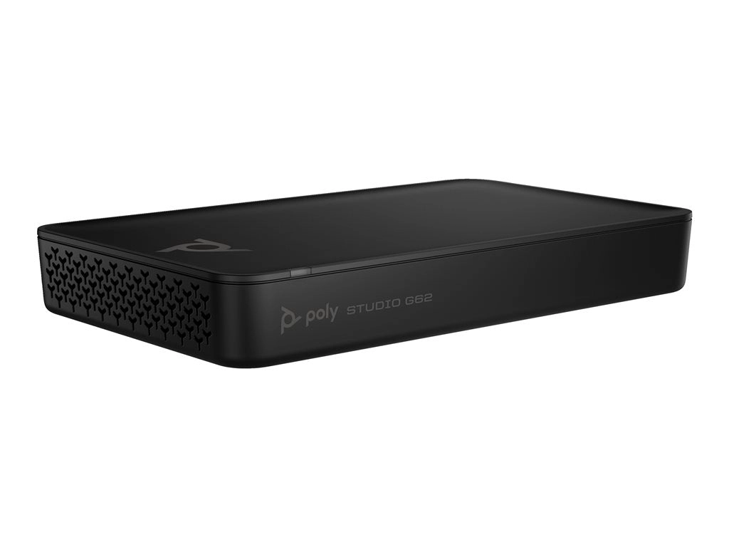 Poly Studio G62 - Video conferencing system - Certified for Microsoft Teams, Certified for Poly Video - black - with Mounting A01KCAA#AC3