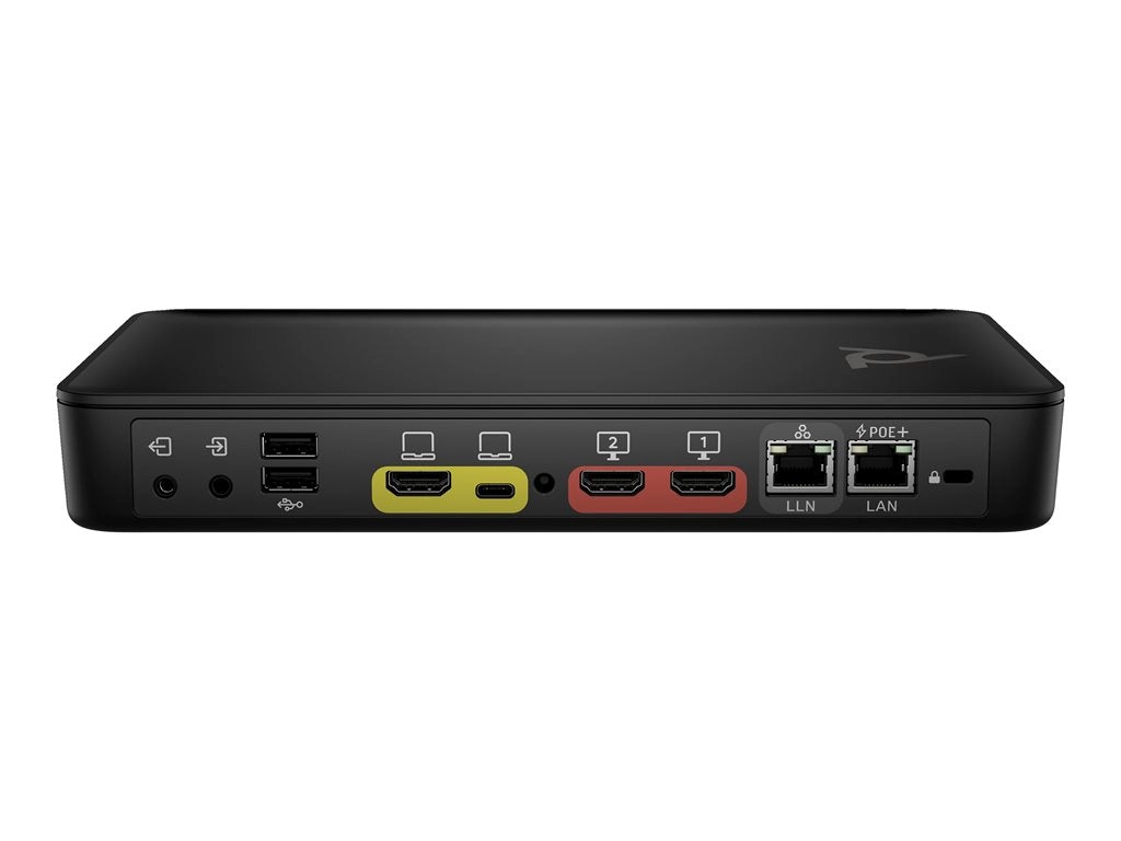 Poly Studio G62 - Video conferencing system - Certified for Microsoft Teams, Certified for Poly Video - black - with Mounting A01KCAA#AC3