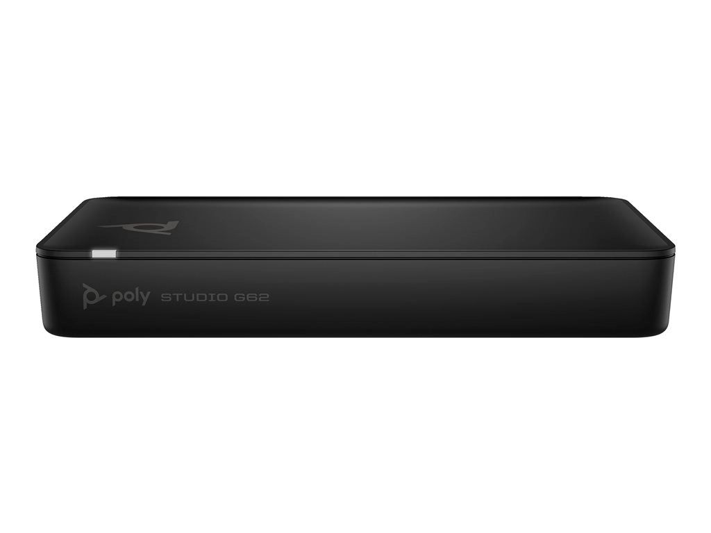Poly Studio G62 - Video conferencing system - Certified for Microsoft Teams, Certified for Poly Video - black - with Mounting A01KCAA#AC3