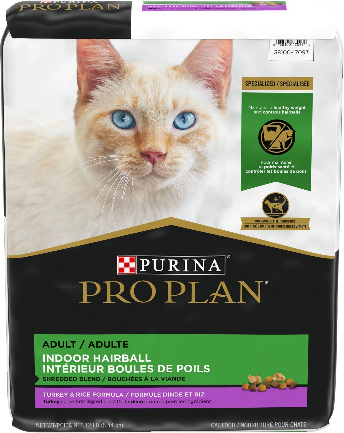 Purina Pro Plan Shredded Blend Indoor Turkey & Rice Formula