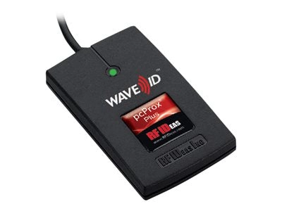 rf IDEAS WAVE ID Plus Keystroke RA FactoryTalk V2 Black Surface Mount Reader - RF proximity reader - USB - 125 KHz / 13.56 MHz RDR-805W1AKU-RA