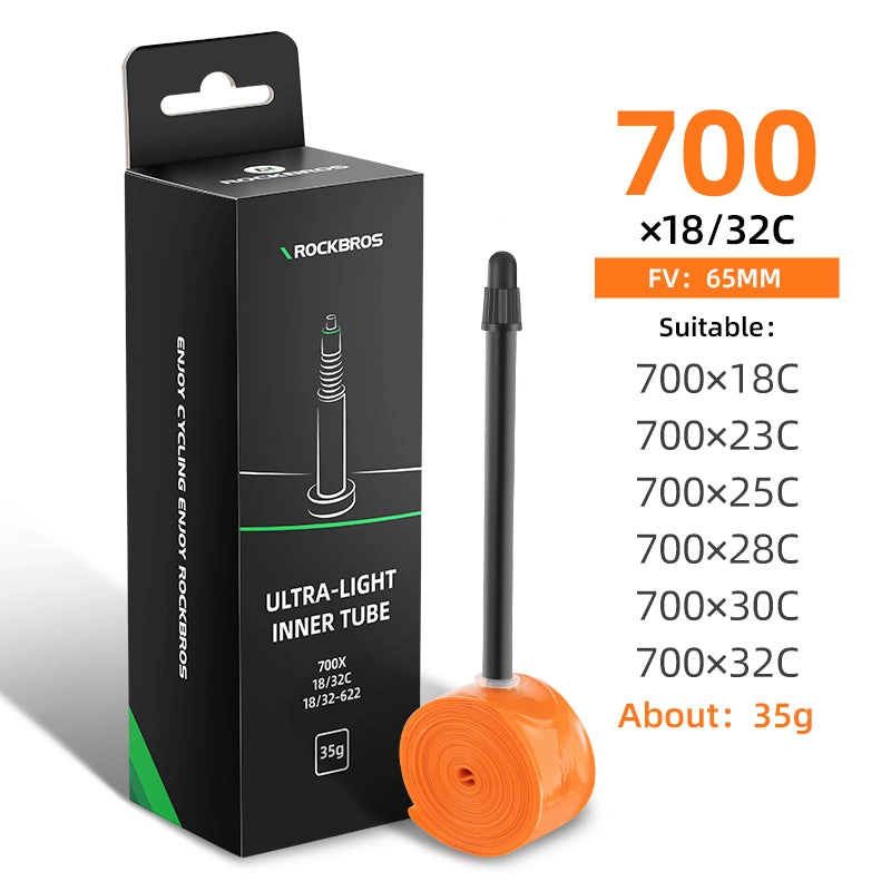 ROCKBROS Bike Inner Tube 700x18/32C Super Light 24/35g  TPU
