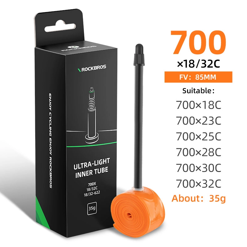ROCKBROS Bike Inner Tube 700x18/32C Super Light 24/35g  TPU