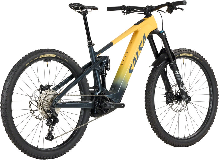 Salsa Notch C Deore 12 Ebike - 29" Carbon Slate / Apricot Large