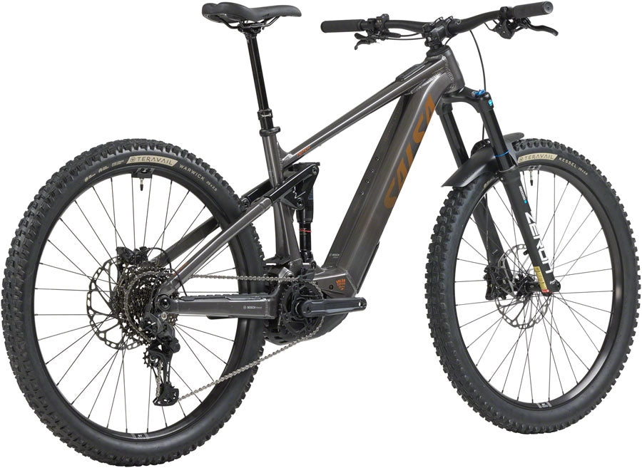 Salsa Notch Cues 10 Ebike - 29" Aluminum Charcoal Black Medium