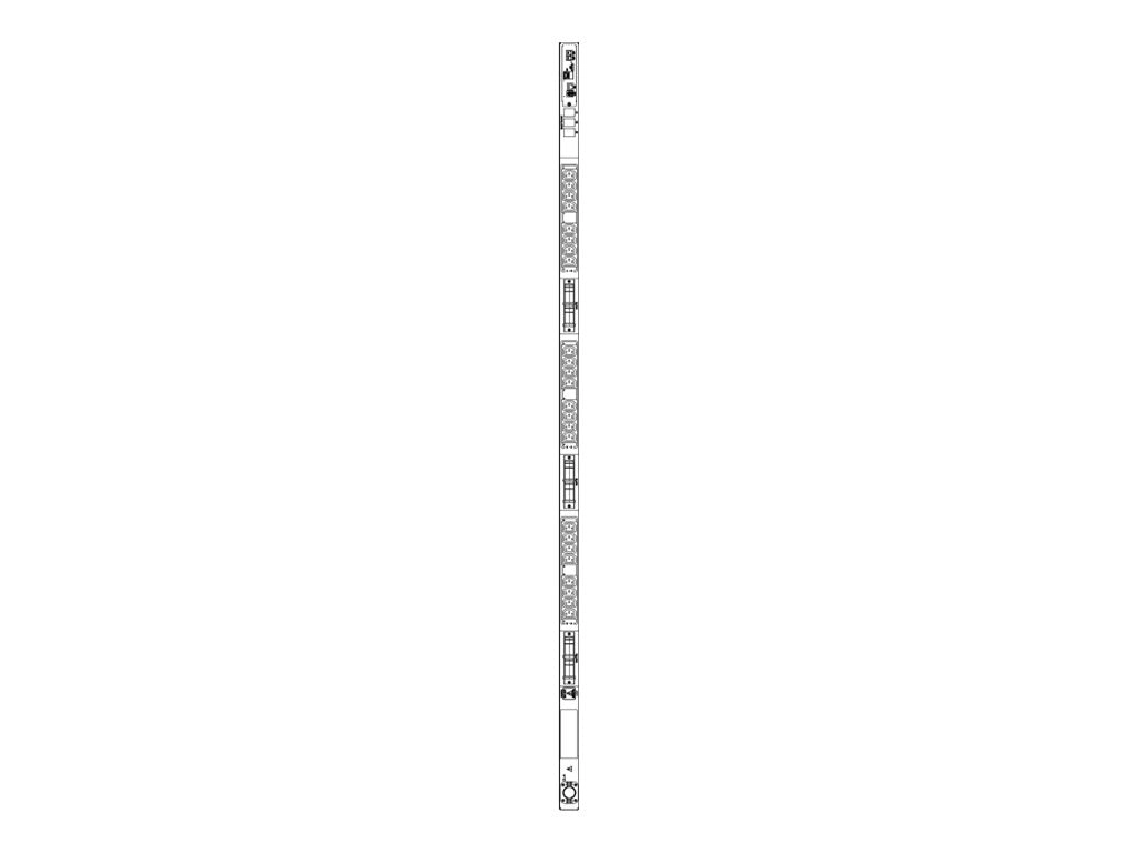 Server Technology Smart PDU C1L24VS-YCFA13A0 - Link - power distribution unit (rack-mountable) - AC 208 V - 8.6 kW - 3-phase
