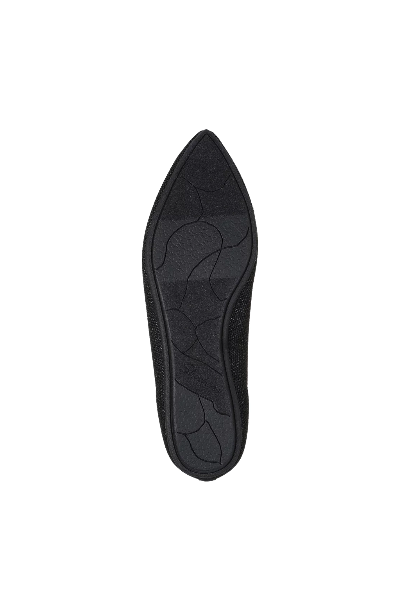 Skechers Cleo Point Glitzy Haze Ballet Flat Black
