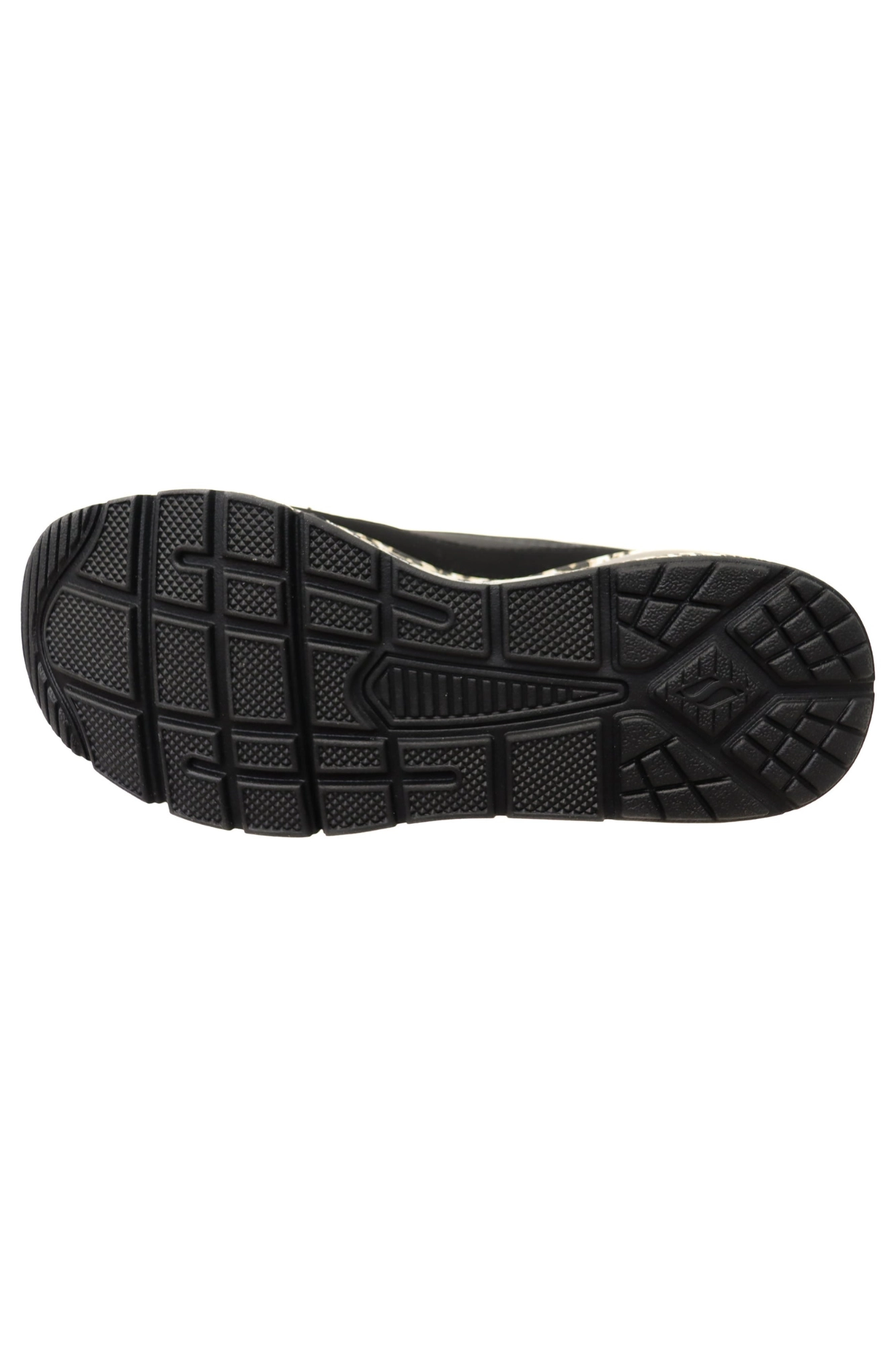 Skechers Uno Black Leopard Sneakers