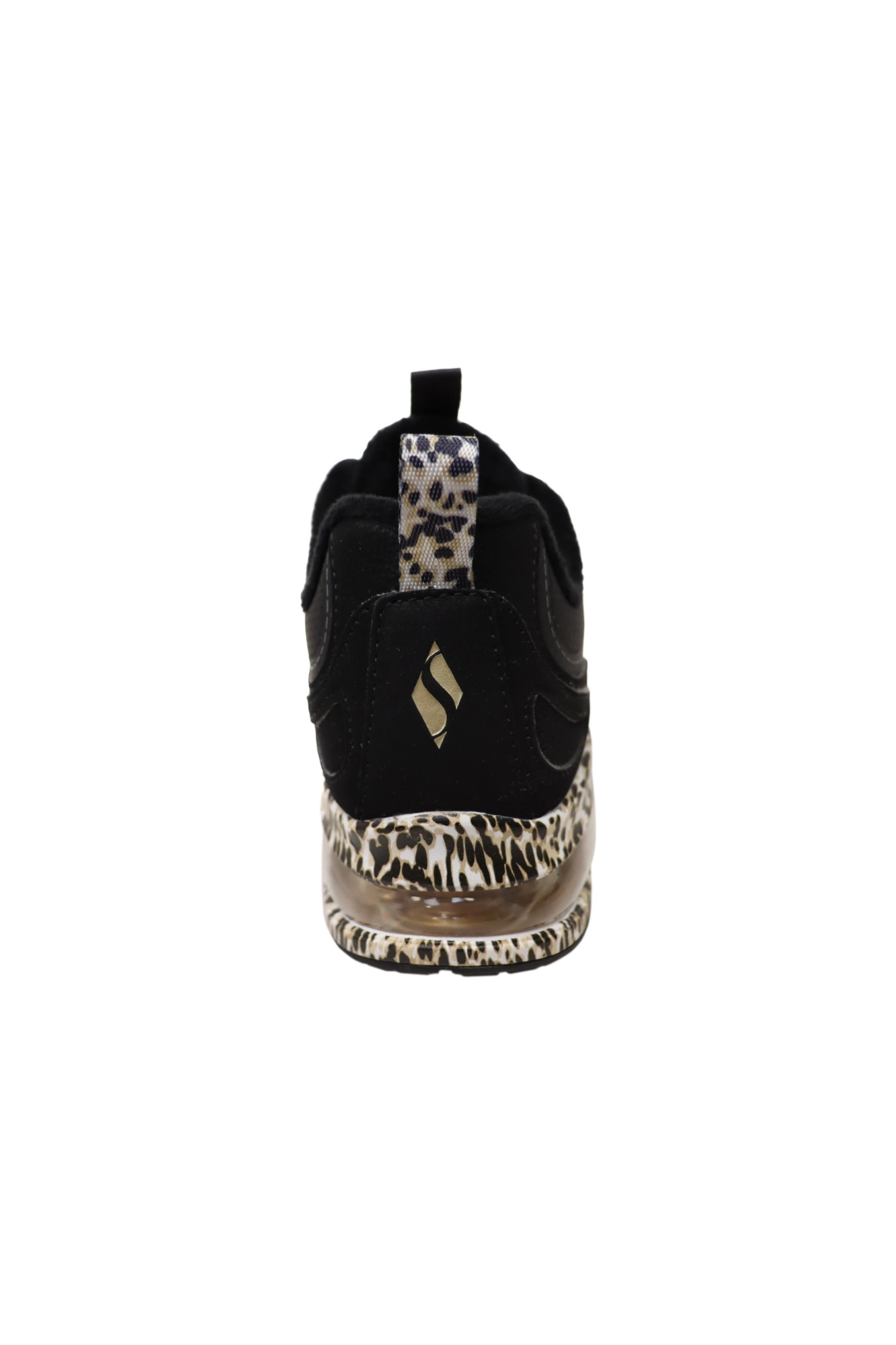 Skechers Uno Black Leopard Sneakers