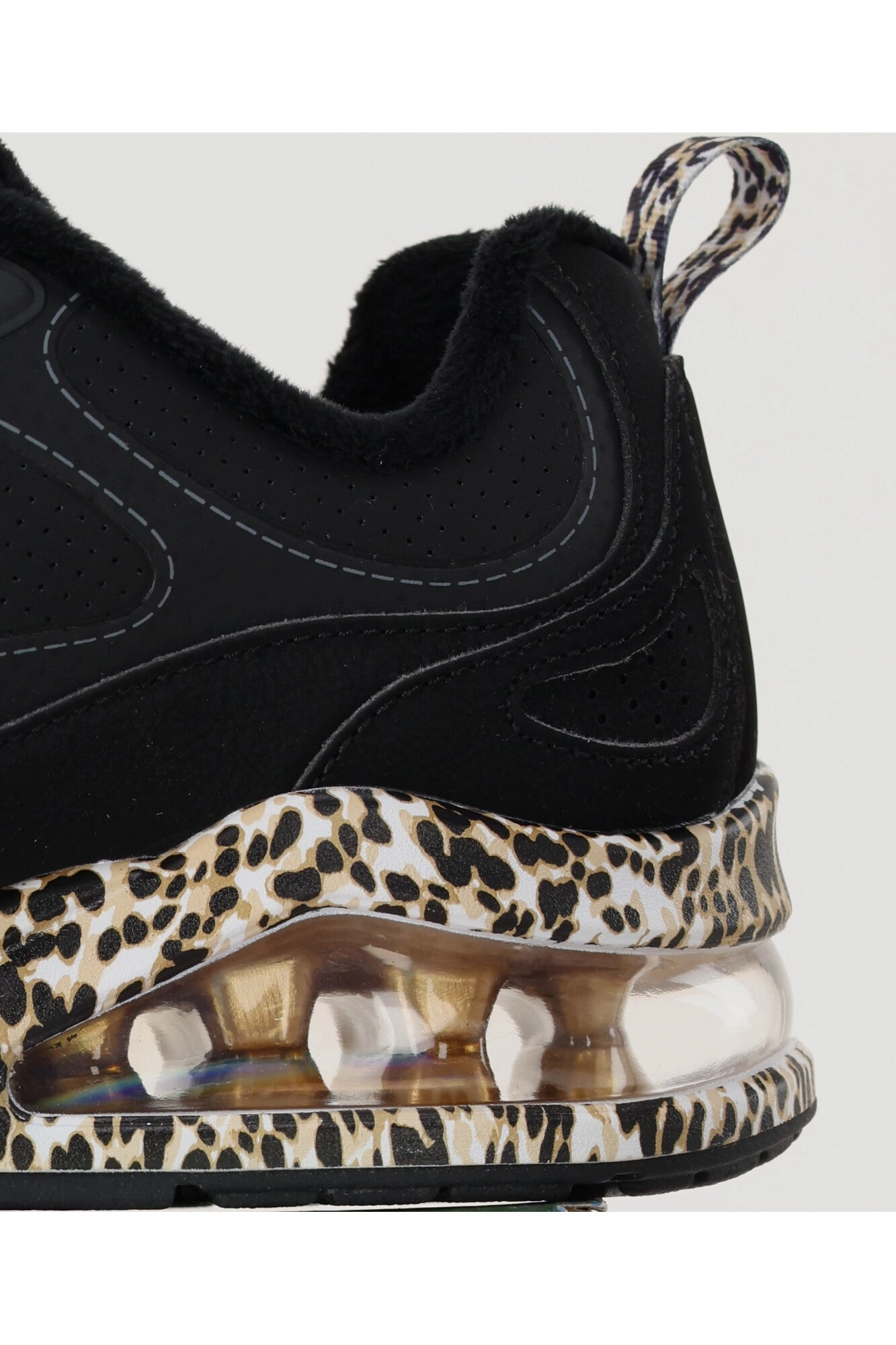 Skechers Uno Black Leopard Sneakers