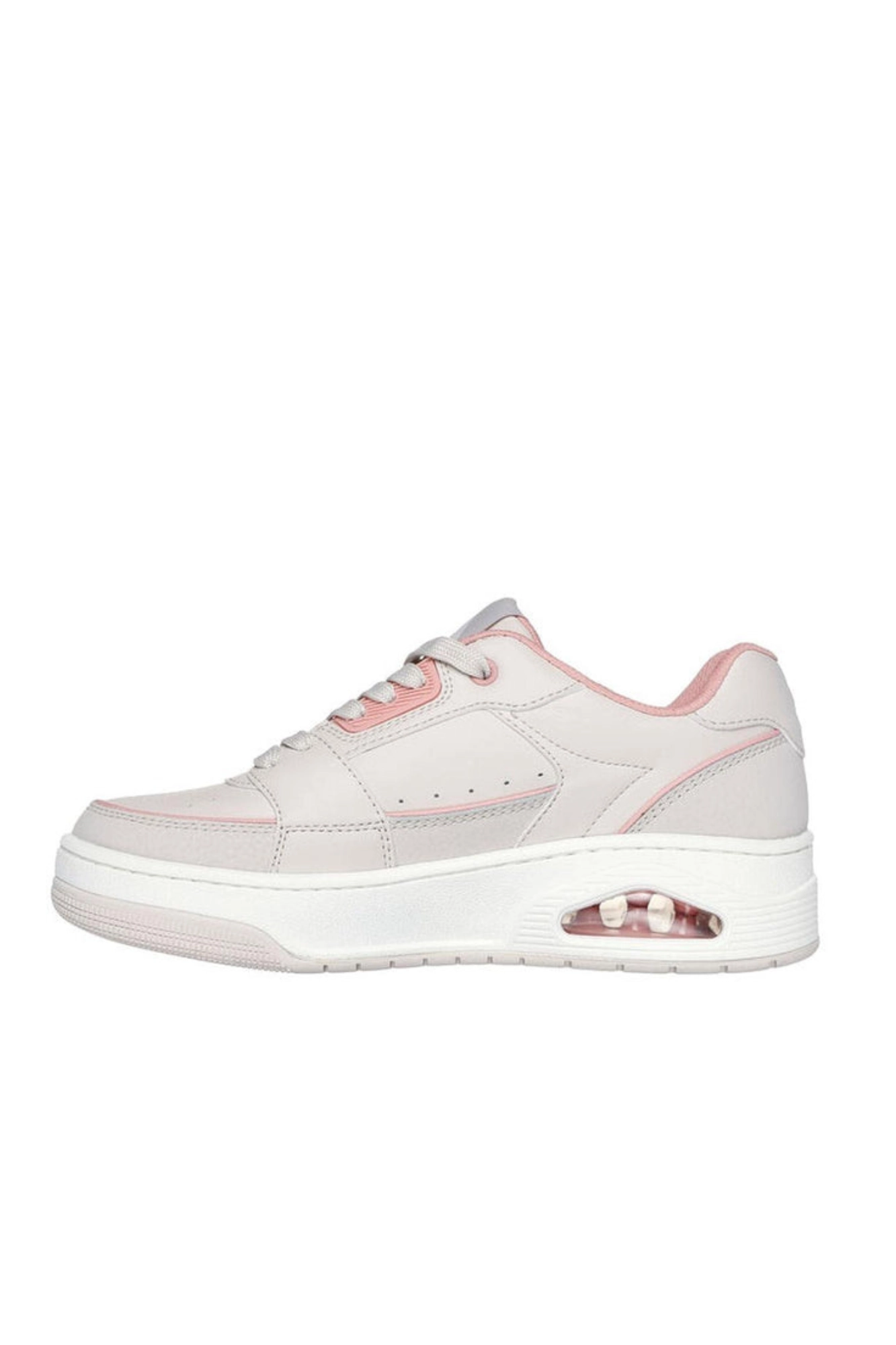 Skechers Uno Court Courted Style Sneaker Natural Coral