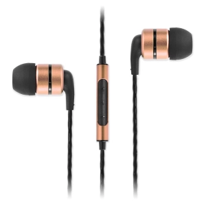 SoundMAGIC E80C Noise Isolating Earphones with Mic (Gold)