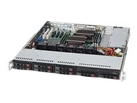 Supermicro SC113M TQ-600CB - Rack-mountable 1U - ATX - SATA/SAS - hot-swap 600 Watt - black - for P/N: MBD-X9DBL-3F-B, MBD-X9DBL-3F-O CSE-113MTQ-600CB