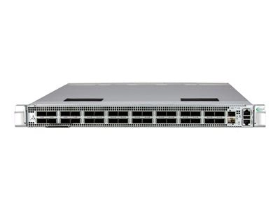 Supermicro SSE-T7132S - Switch - L3 - managed - 32 x 400 Gigabit QSFP-DD   2 x SFP  - front to back airflow - desktop, rack-mountable SSE-T7132SR