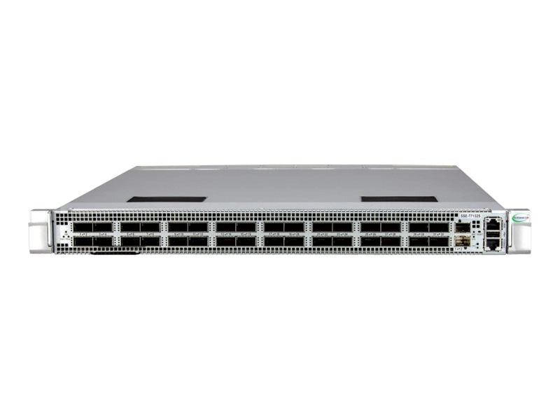 Supermicro SSE-T7132S - Switch - L3 - managed - 32 x 400 Gigabit QSFP-DD   2 x SFP  - front to back airflow - desktop, rack-mountable SSE-T7132SR