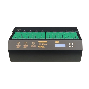 Systor 1 to 9 NVMe/SATA M.2 Duplicator & Sanitizer - up to 18GB/Min - for PCIe M2 Drives (SYSNVME-YL03REG09)
