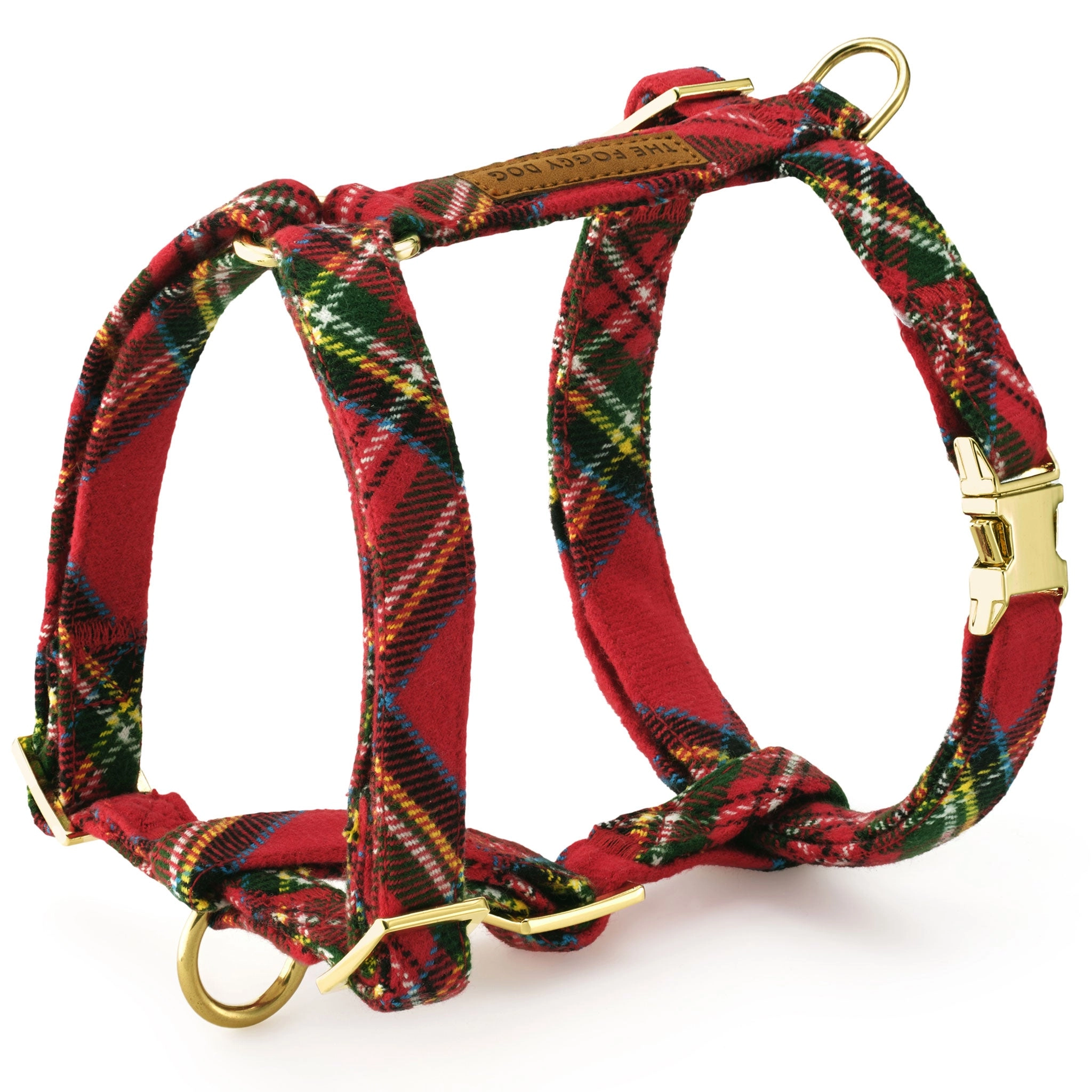 The Foggy Dog Harness - Tartain Plaid Flannel