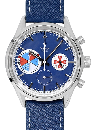 Yachtingraf Croisière Meca-Quartz Blue - Leather