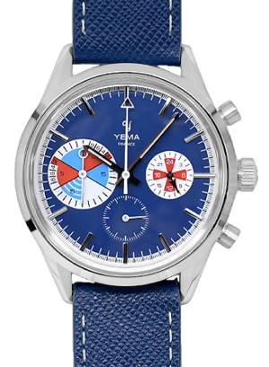 Yachtingraf Croisière Meca-Quartz Blue - Leather