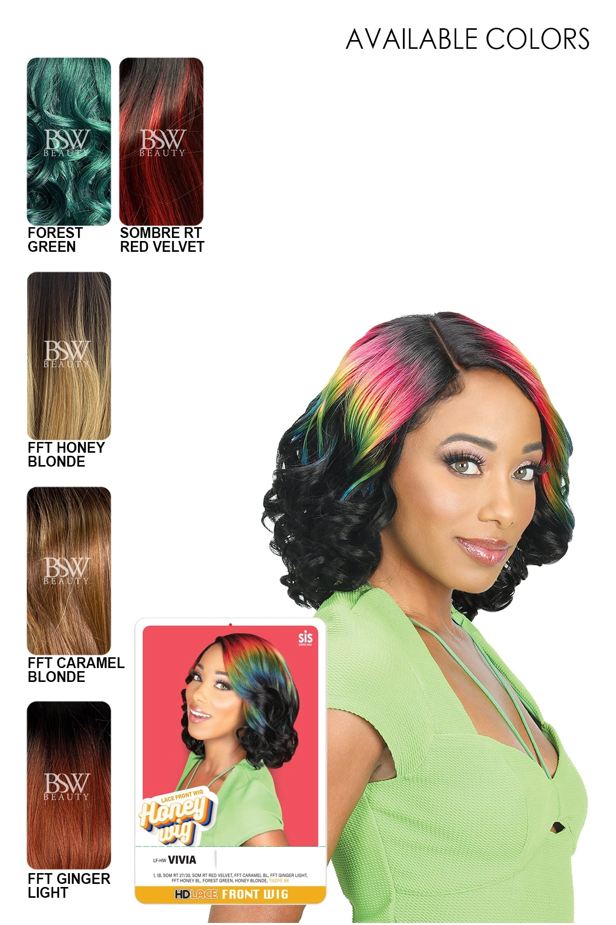 ZURY SIS HD LACE FRONT HONEY WIG - VIVIA